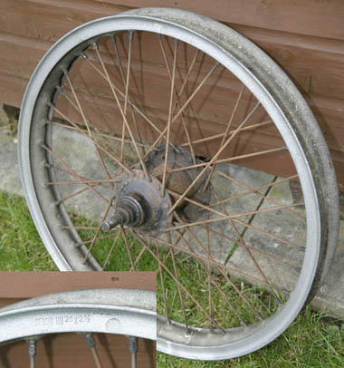 Original 20" pre-war alloy rim